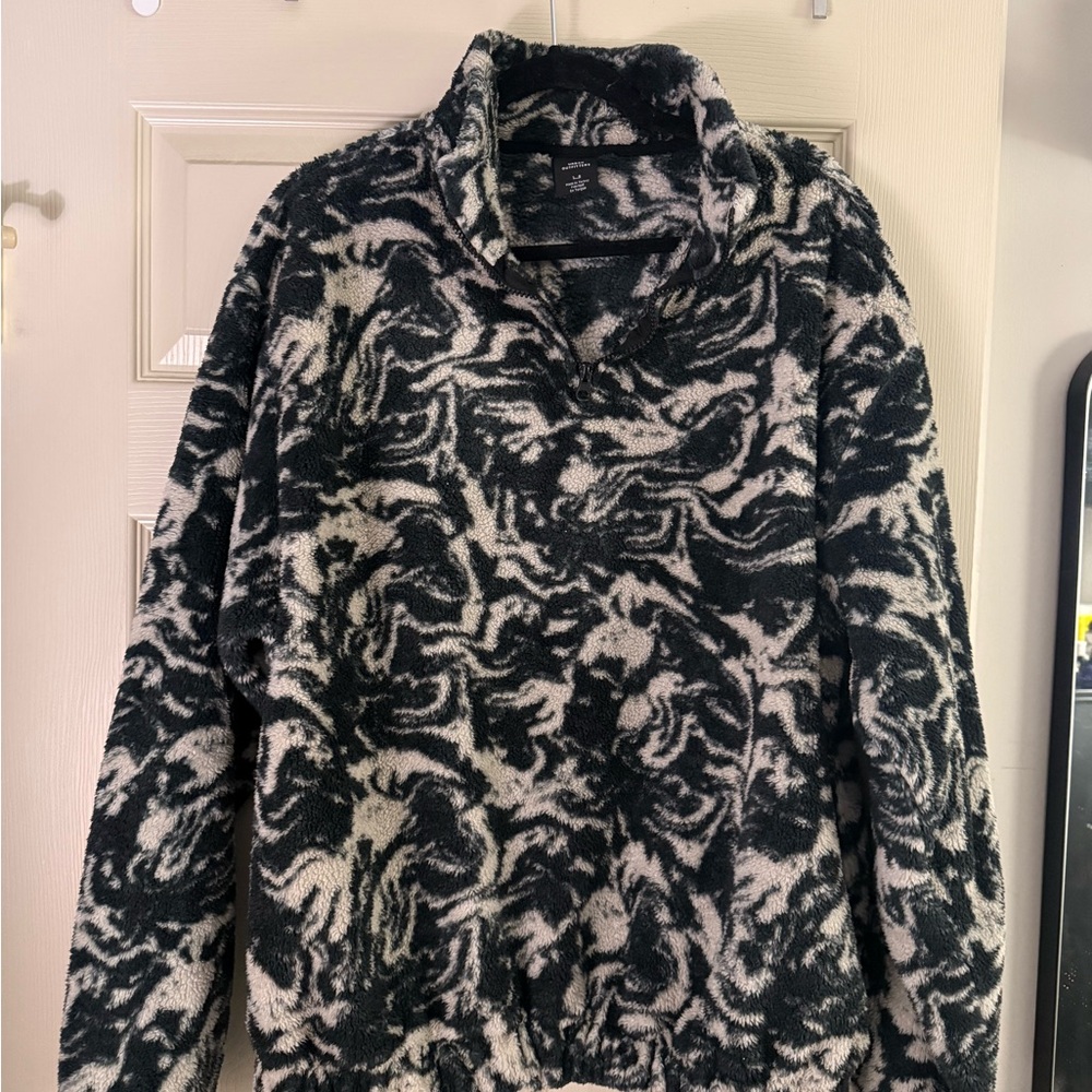 Urban Outfitters Monochrome Fleece Jacket